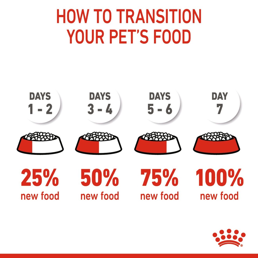 Royal canin medium puppy feeding clearance chart